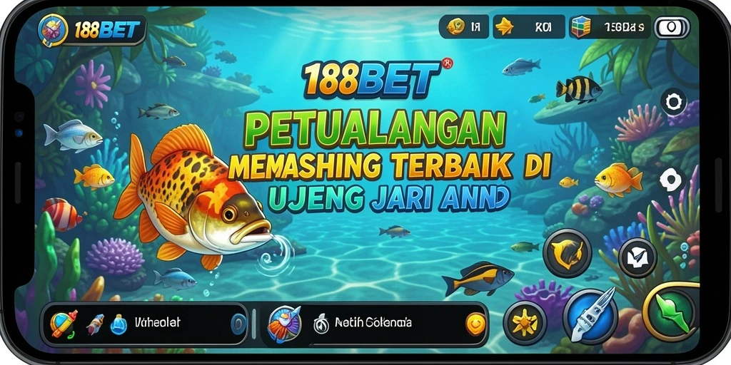 Tampilan gameplay Fishing 188BET yang seru dan menantang.