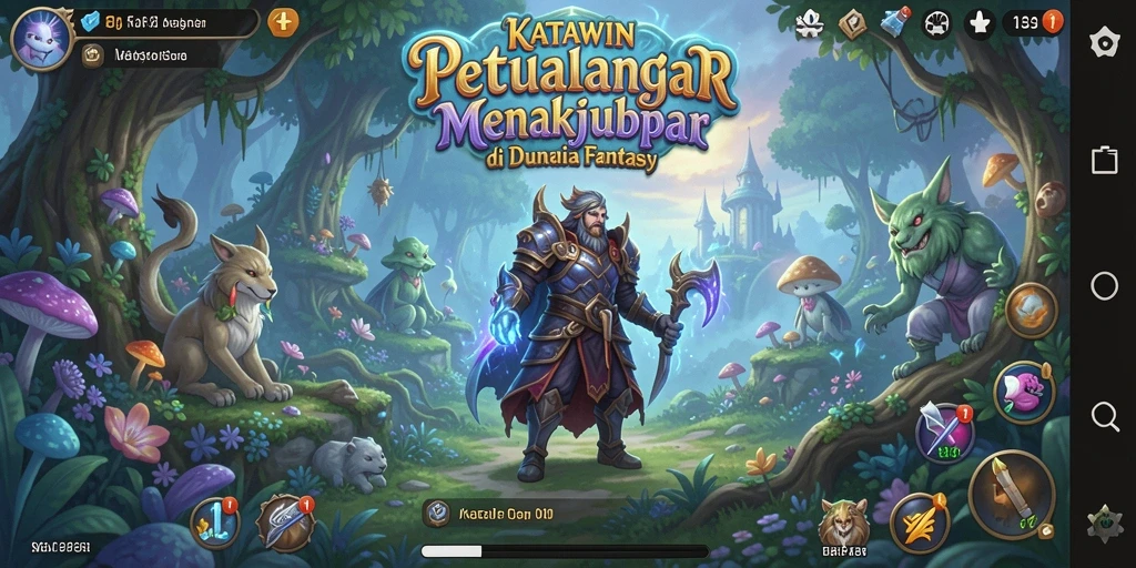 Gameplay KATAWIN yang menarik dan penuh petualangan.