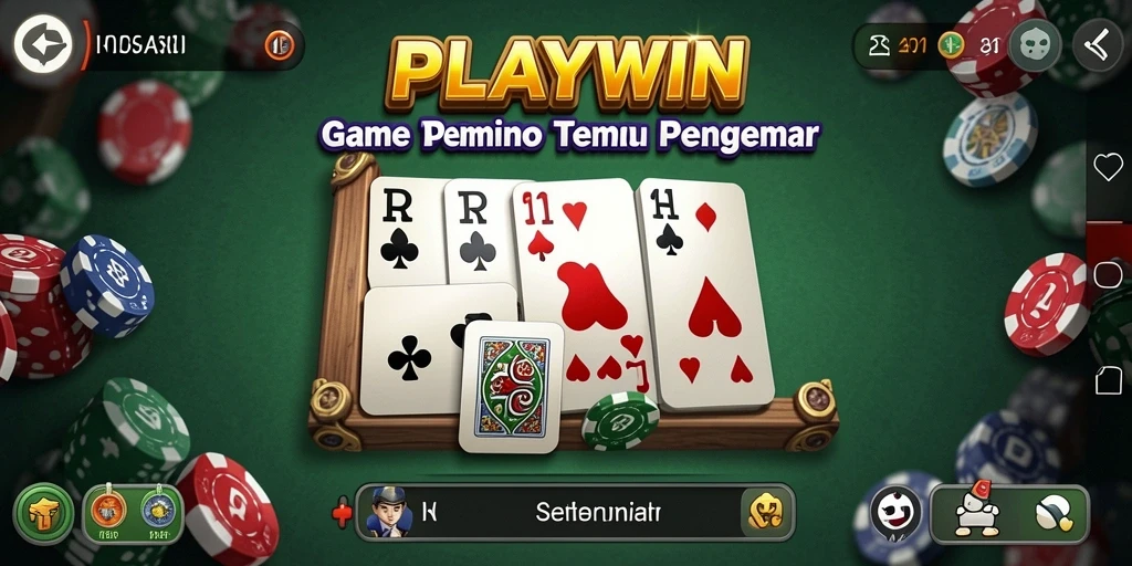 Tangkapan layar utama dari gameplay domino di PLAYWIN yang seru.