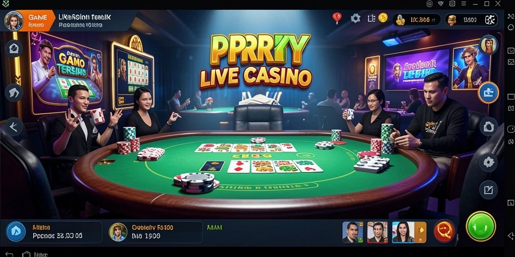 Gameplay Live Casino yang menarik dan interaktif di PPRRYY.